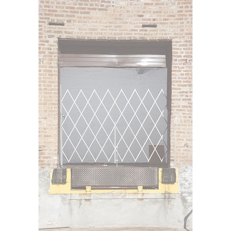 ZORO SELECT Folding Gate, Gray, 6 to 7 ft. Opening W, Material: Steel SECO 775