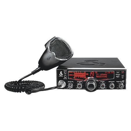 Cobra Electronics CB Radio, 4W, 9 ft. L Cord, 4-Pin 29 LX