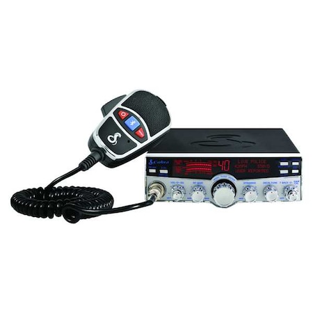 Cobra Electronics CB Radio, 4W, 9 ft. L Cord, 4-Pin 29 LX MAX
