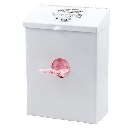 Scensibles Sanitary Napkin Receptacle/Liner, White CDWM