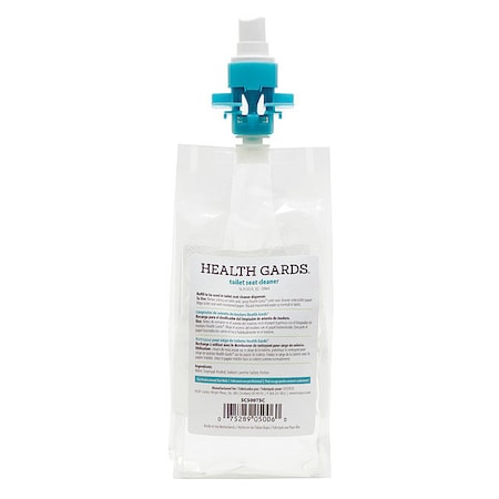 Health Gards Bathroom Cleaner, Cartridge Refill, PK12 SC500TSC