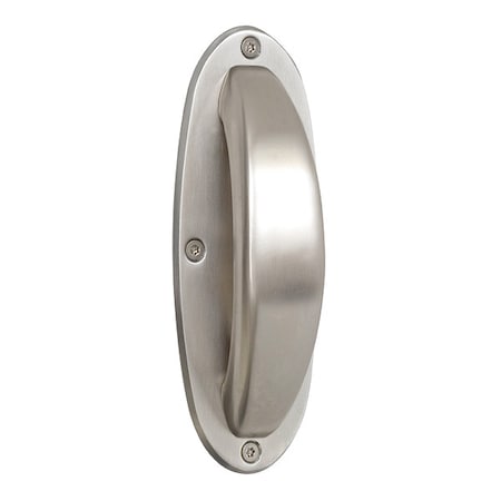 Kingsway Group Pull Handle, Silver, Aluminum, 4 in L KG30