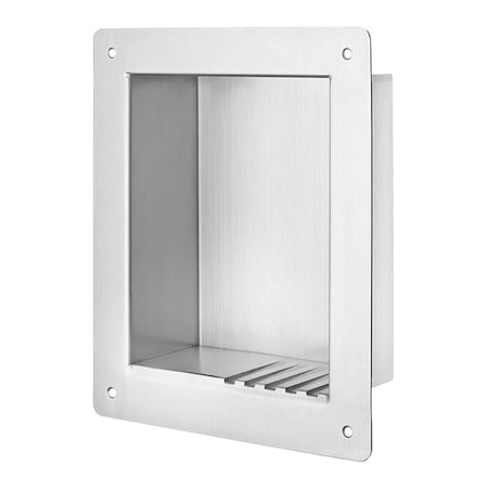 Kingsway Group Soap Shelf, 3-1/2" D, 12" H, 10-1/2" L, SS KG12