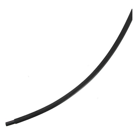 Parker Tubing, Black, 250 ft. L, 1/2" Outside Dia. 95FR-8-BLK-0250