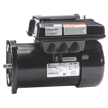Century Pool Pump Motor, ECM, 1/100, 17/20 HP, 48Y Frame, 600-3,450 Nameplate RPM ELV08SQ