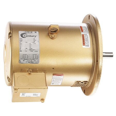 Century Pool Pump Motor, 3-Phase, 7 1/2 HP, 184TDZ Frame, 3,470 Nameplate RPM R257M2