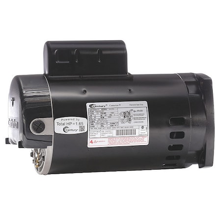 Century Pool Pump Motor, Permanent Split Capacitor, 1 HP, 56Y Frame, 3,450 Nameplate RPM B2841V1