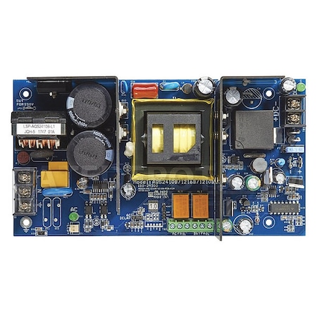 Securitron Power Supply, Steel, 14" L, 14" W, 4.75" H AQS2410B