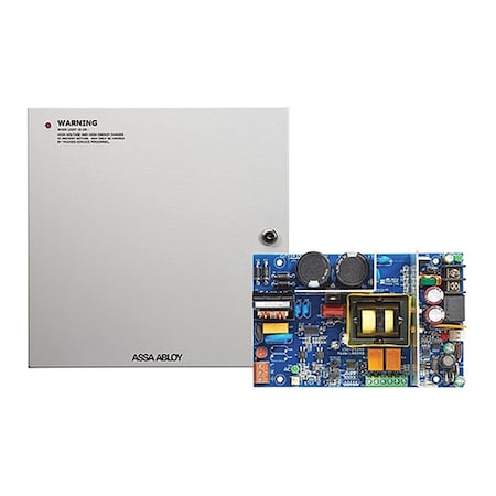 Securitron Power Supply, Steel, 14" L, 14" W, 4.75" H AQD4
