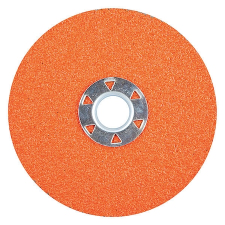 Norton Abrasives Fiber Disc, 4-1/2" dia., Coated Abrasive 69957370206