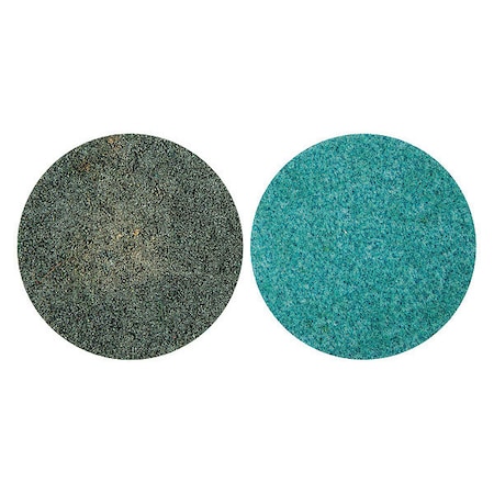 Norton Abrasives Hook-and-Loop Surface Conditioning Disc, 5" Dia, Non-Vacuum, Ceramic Alumina, 100 Grit 66261170181