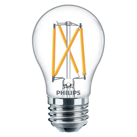 regionaal krijgen bedelaar PHILIPS LED Lamp,A15 Bulb Shape,5.5W,Dimmable  (5.5A15/PER/927-922/CL/G/E26/WGX1FB) | Zoro