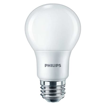 Philips LED Lamp, A19 Bulb Shape, 8.0W, PK2 929002311304