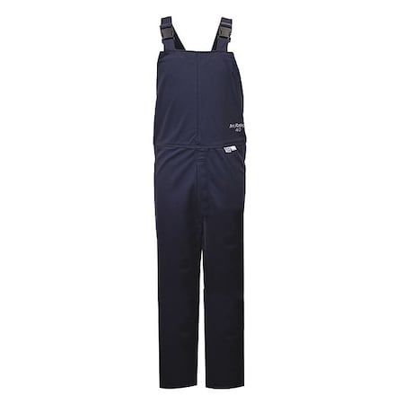 National Safety Apparel Bib Overalls, 40 cal/sq cm ATPV, 32 in Inseam, UltraSoft(R), Buckle C45UQUQ40LG32