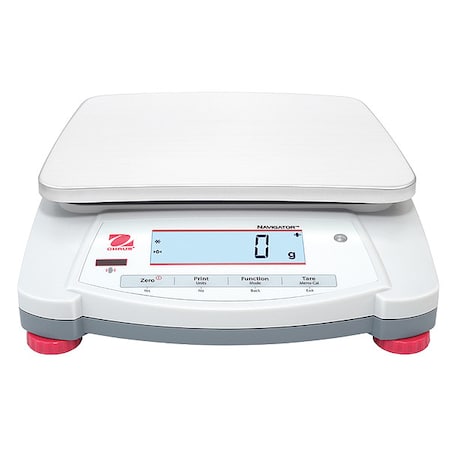 OHAUS Compact Bench Scale, Digital, 6200g Cap. 30456419