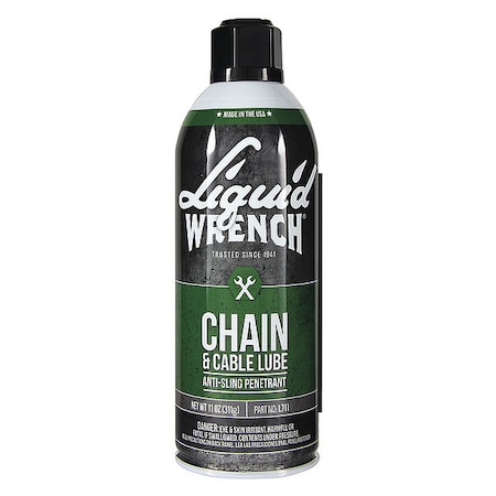 Liquid Wrench 11 oz, Aerosol Can, Silicone, Yellow L711