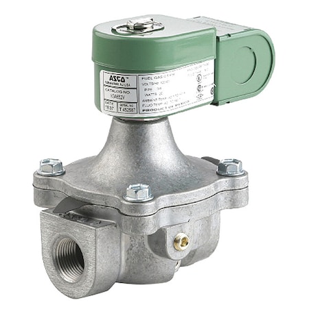 Asco Solenoid Valve, 2-Way, 2-Position, Normally Closed, 3/4 in Pipe Size, 120/60V AC, High Pressure K3A652V