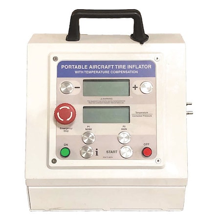 Haltec Mobil Tire Inflator, 16" Size, Steel 89ATC