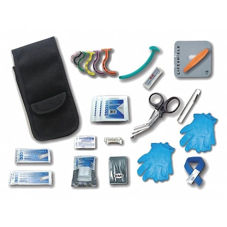 Emi Trauma Response Kit, 5 in W, Black 542