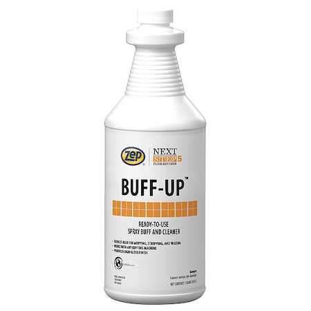 Zep Buff Cleaner, Liquid, 1 qt, Bottle, PK12 190901