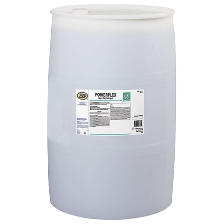 Zep High Efficiency Laundry Detergent, 55 gal Drum, Liquid, Characteristic, Blue 87085