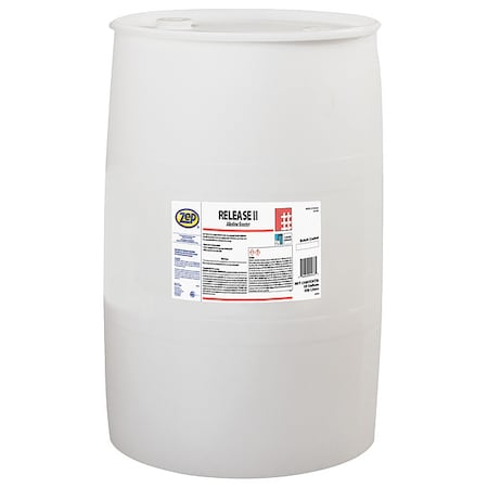 Zep Laundry Detergent, 55 gal Drum, Liquid, Unscented, Clear U44385