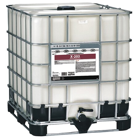 Zep Laundry Detergent Booster, 275 gal Palletized Tank, Liquid, Unscented, Clear U44389