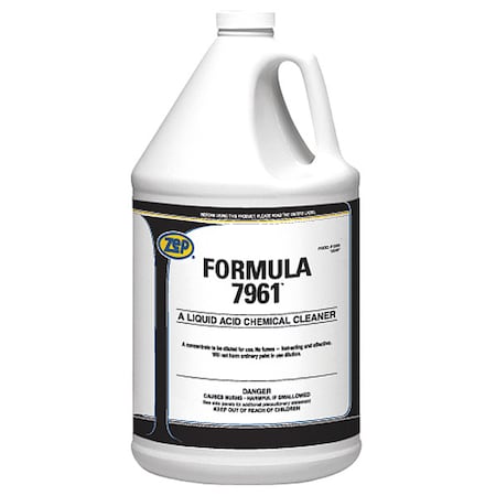 Zep Floor Cleaner, Liquid, 1 gal, Jug, PK4 109824