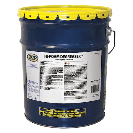 Zep Degreaser, 5 Gal Pail, Liquid, Red, orange 35835