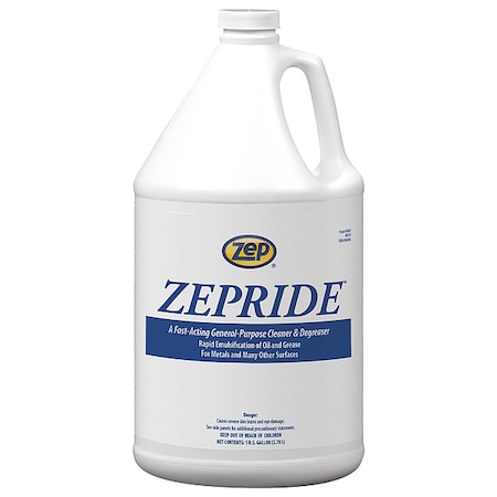 Zep Degreaser, 128 Oz Jug, Liquid, Clear, Dark Blue, 4 PK 56724