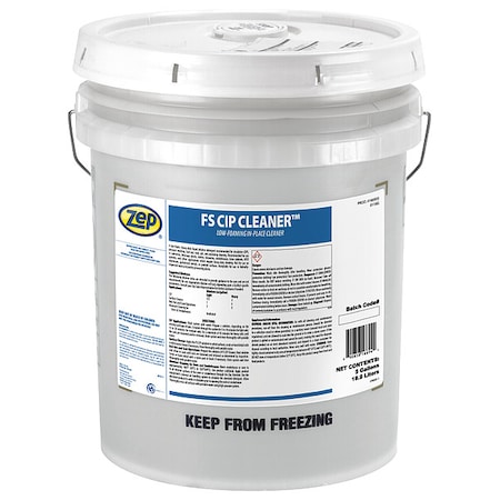 Zep Cleaner, Pail, 5 gal, Odorless 166935