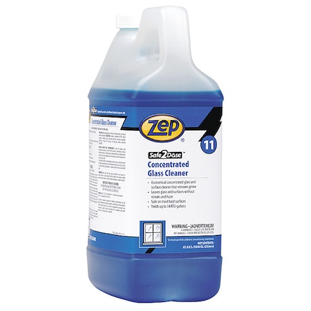 Zep Multi-Surface Cleaner, Bottle, 2 L, Rose, 4 PK N68401