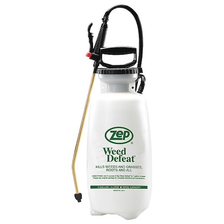 Zep 2 gal Handheld Sprayer, Poly, 40 in L Hose, Mist Nozzle Spray Pattern, Manual 781101
