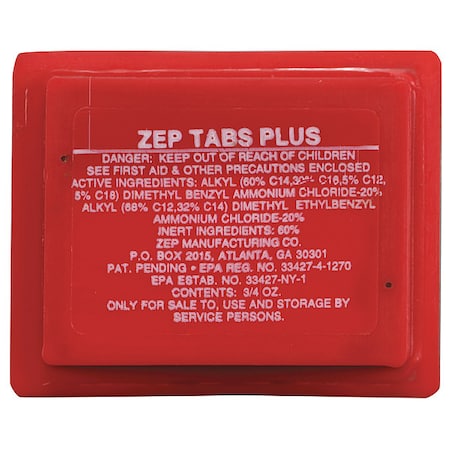 Zep Condensate Pan Treatment, Pad, 5 ton, PK24 130002
