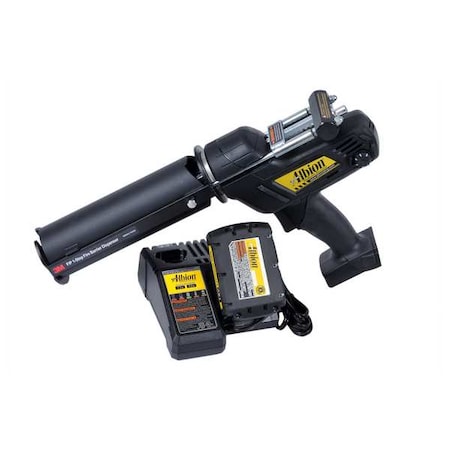 3M Dispenser Gun Battery, Overall Height 4 in, Black 00076308146146