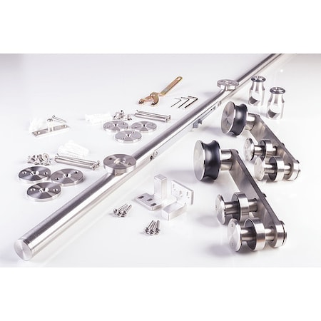 National Guard Hardware Pack, Sliding, SS, Brushed SS SLSS2-6-SC