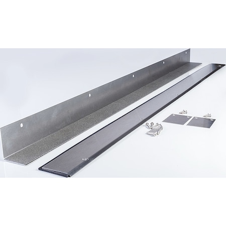 National Guard Door Bottom, Brushed SS, 1/4" Insert Size 9590-36