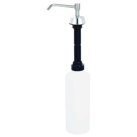 Tough Guy Tough Guy Soap Dispenser, Counter, Manual, 32 oz, Silver, Liquid 54ZU87