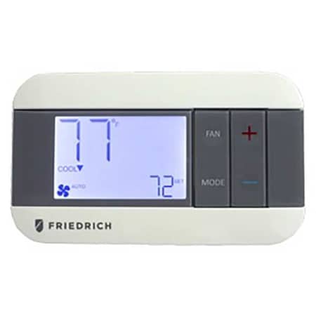 Friedrich Low Voltage Thermostat, 2 H, 1 C, Hardwired, 24VAC RT7P