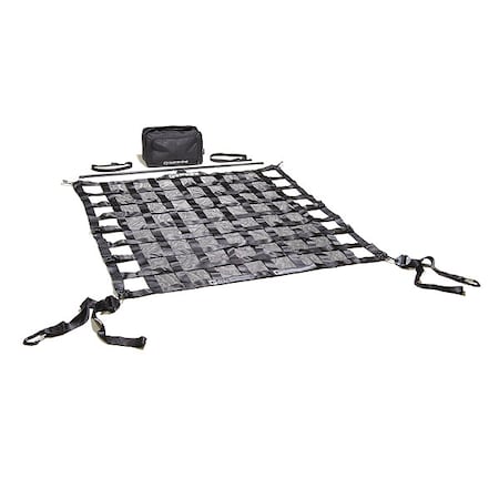 Quarantine Restraints Cargo Net, 400 lb/in, Polyester, Black QAB-UTL