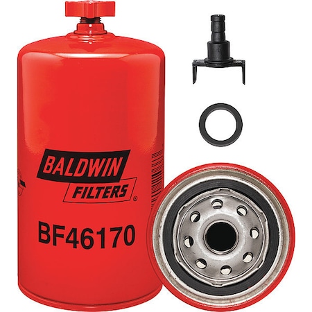 Baldwin Filters Fuel Filter, Biodiesel/Diesel, 7-1/2" L BF46170