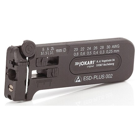 Jokari Stripping Tool, Esd Safe Micro, AWG 30-20 40028