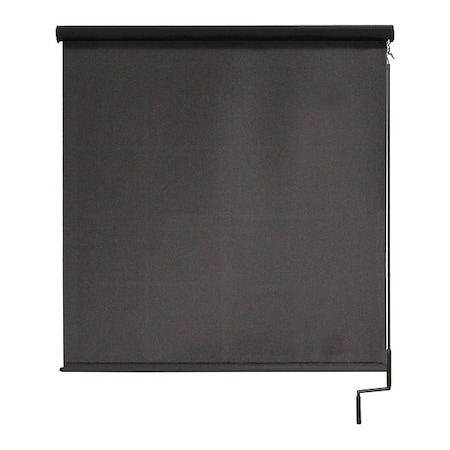 Keystone Fabrics Premium Sun Shade, Mahogany, 48" W, Pole O70.48.90