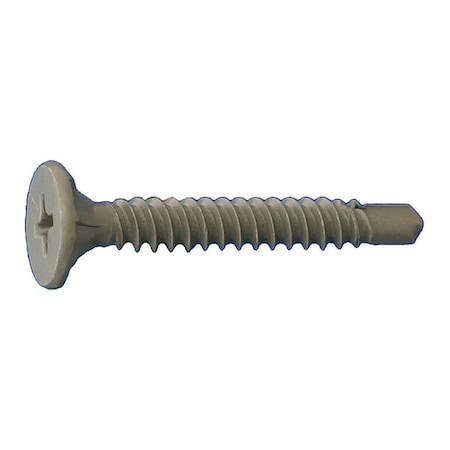 Daggerz Self-Drilling Screw, #8 x 1-5/8 in, Dagger Guard Steel Wafer Head Phillips Drive, 4000 PK CMSD08158