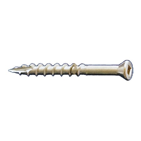 Daggerz Deck Screw, #8 x 3 in, 18-8 Stainless Steel, Trim