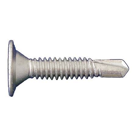 Daggerz Self-Drilling Screw, #10-24 x 3/4 in, Dagger Guard Steel Wafer Head Phillips Drive, 7000 PK PLYSDCT10034M
