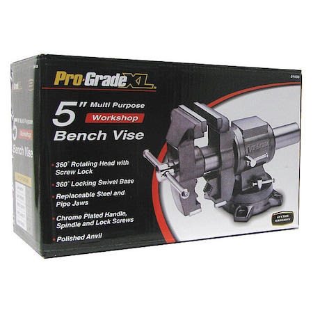 Pro-Grade Tools Multi-Purpose Workshop Vise, 5" 59108