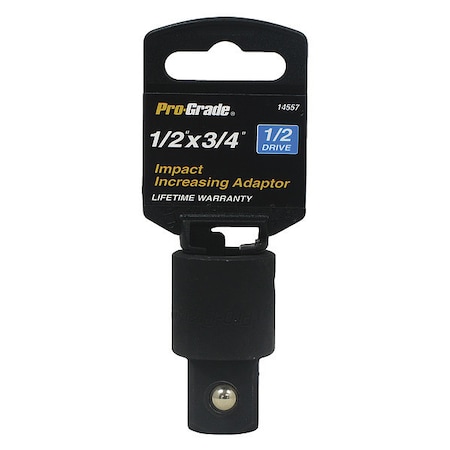 Pro-Grade Tools Impact 1/2x3/4" Adaptor, 1/2"Dr. 14557