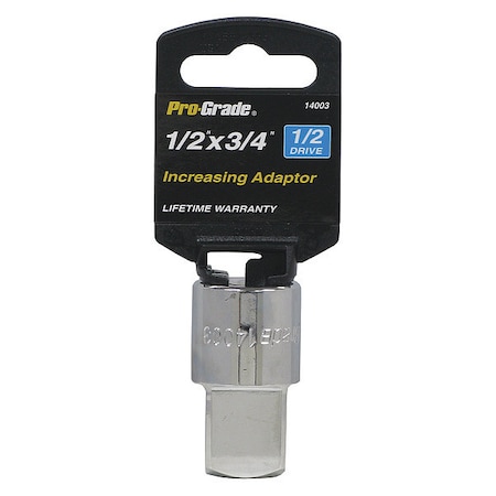 Pro-Grade Tools 1/2" Drive Increasing Adaptor, SAE 14003
