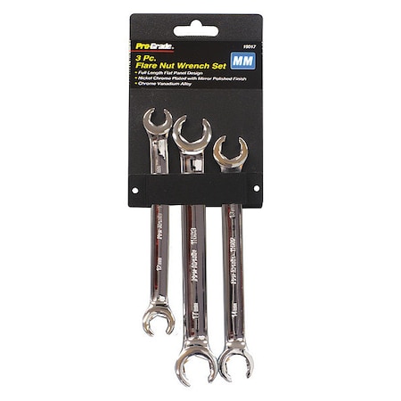 Pro-Grade Tools Metric Wrench, Sets, 3 pcs. 19017